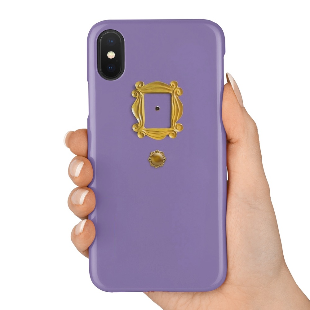Friends TV Show Purple Door Peephole Phone Case - Picture 3 of 7
